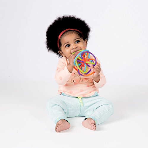Winkel Rattle and Sensory Teether Toy for Babies