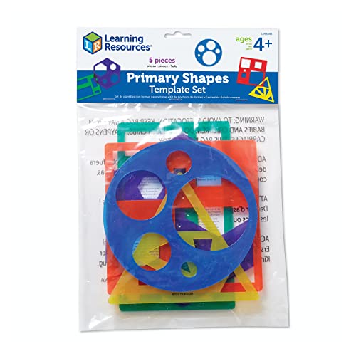 Primary Shapes Template Set | Math Learning Set for Kids Age 4+