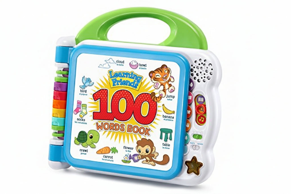 100 Words Book | English and Spanish | Educational Toys for Kids