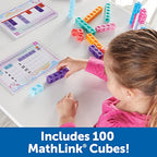 MathLink Cubes Mathmobiles Early Maths Activity 115-Piece Set for Kids