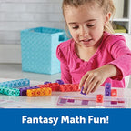MathLink Cubes Mathmobiles Early Maths Activity 115-Piece Set for Kids