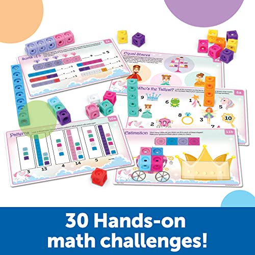 MathLink Cubes Mathmobiles Early Maths Activity 115-Piece Set for Kids