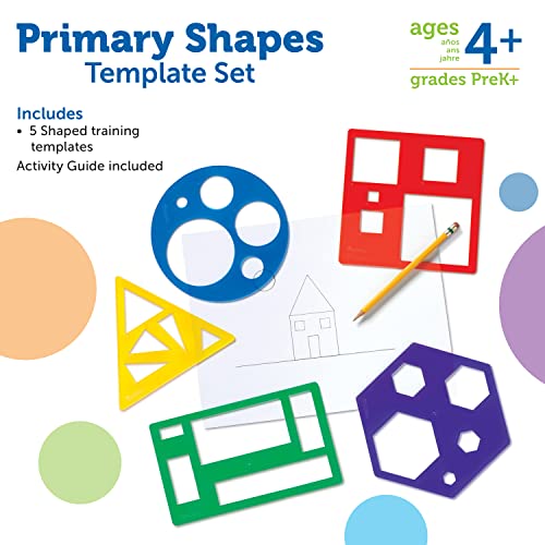 Primary Shapes Template Set | Math Learning Set for Kids Age 4+