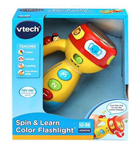VTech Baby Happy Flashlight Toy | Educational Light Learning Toy
