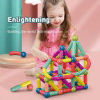 Magnetic DIY Creative Thinking Activity Blocks Playset for Kids