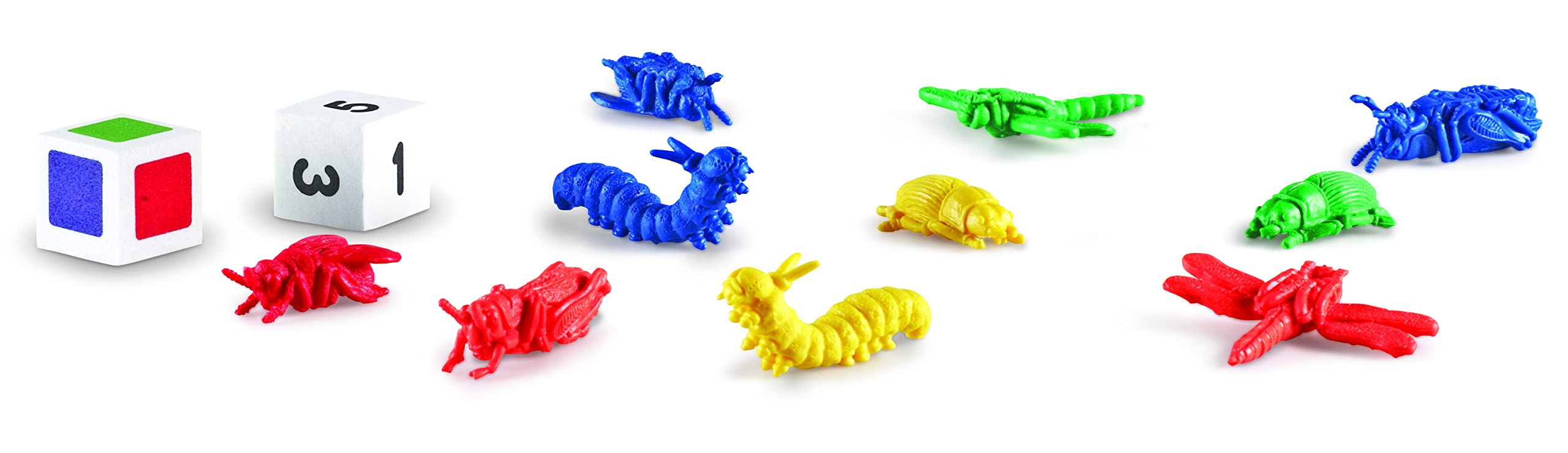 Learning Resources Take 10 Shape Finder Cookies for Kids Age 3+ | Color Bug catchers