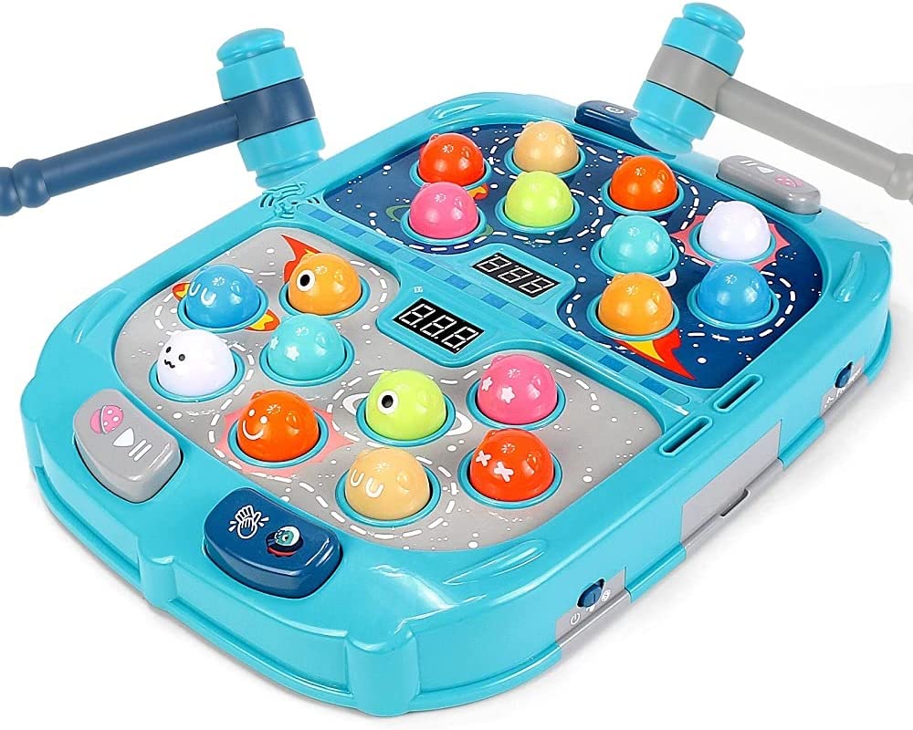 2 Player Whack-A-Mole Toy | Electronic Pounding Game for Kids