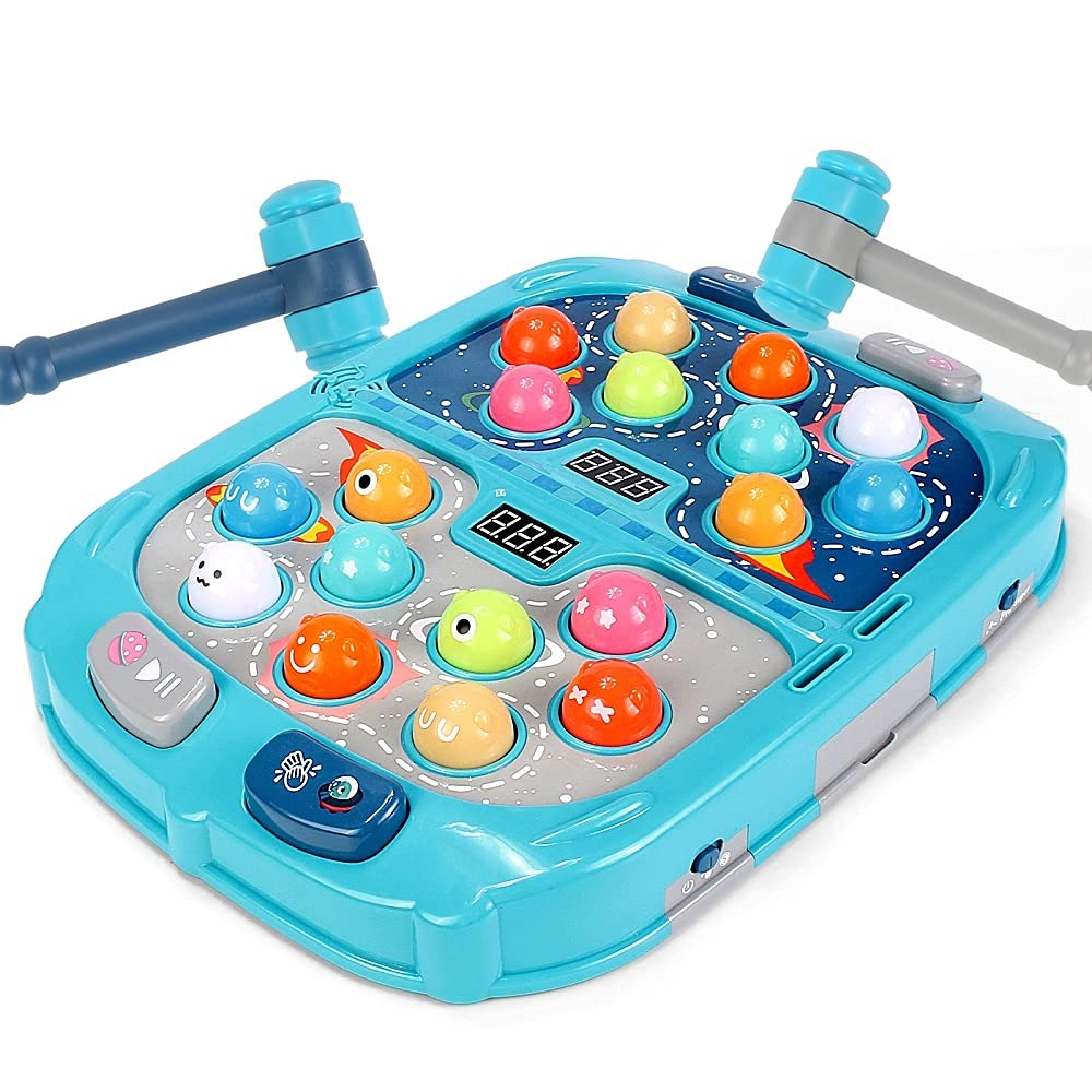2 Player Whack-A-Mole Toy | Electronic Pounding Game for Kids