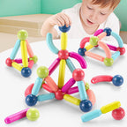 Magnetic DIY Creative Thinking Activity Blocks Playset for Kids