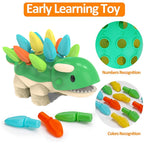 Dinosaur Sensory Toys for Babies | Montessori Fine Motor Skills Toy
