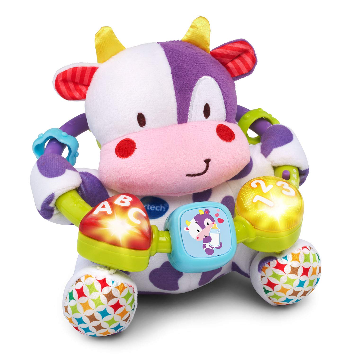 VTech Baby Lil' Critters Moosical Beads | Musical Plush Cow Toy