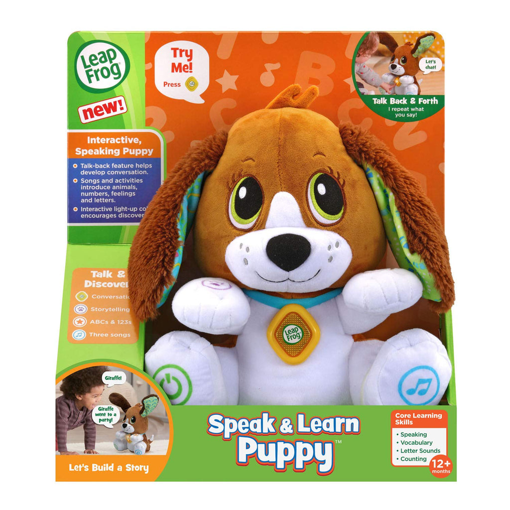 LeapFrog Speak and Learn Puppy | Interactive Talking Learning Toy