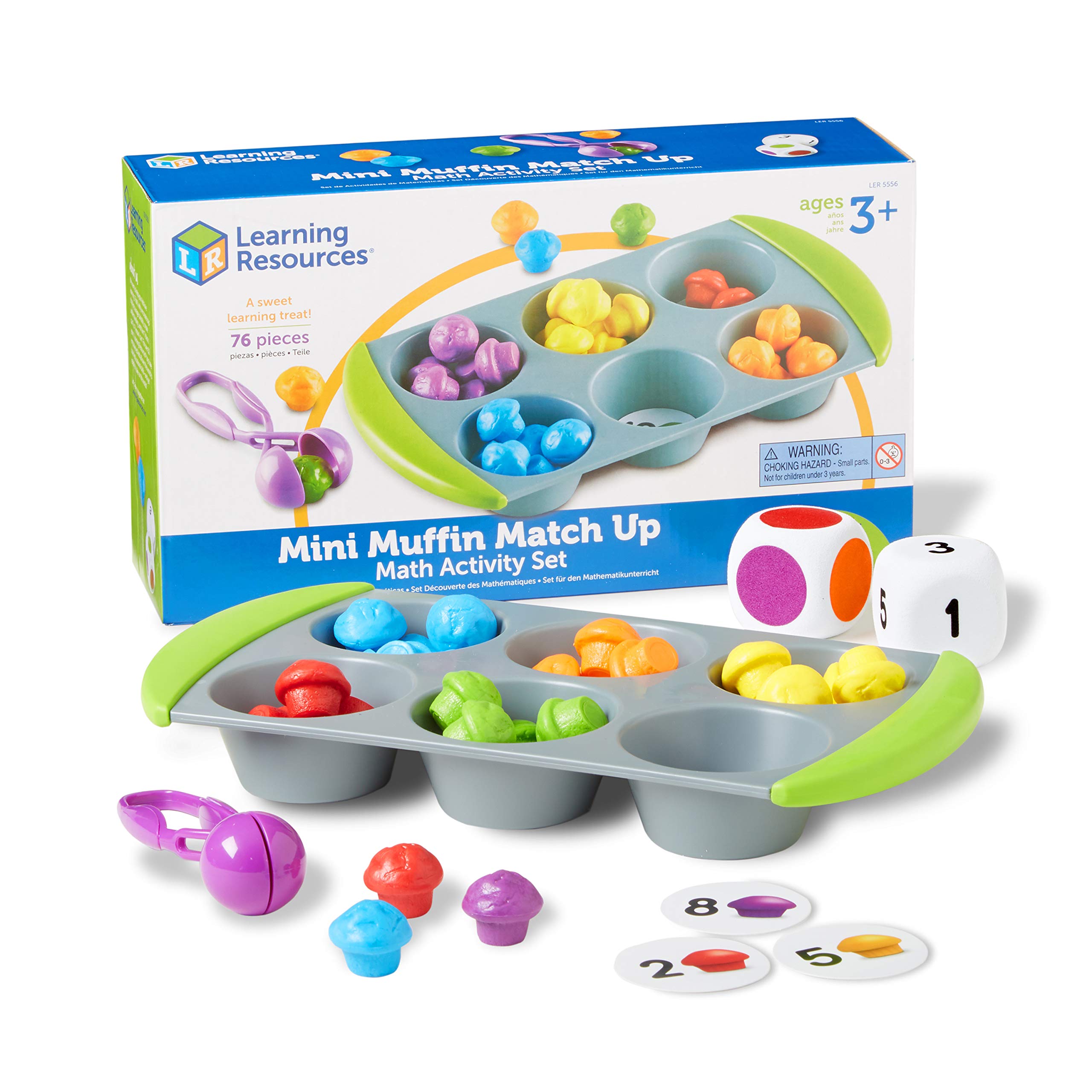 Learning Resources Mini Muffin Match Up Math Activity Set for Kids