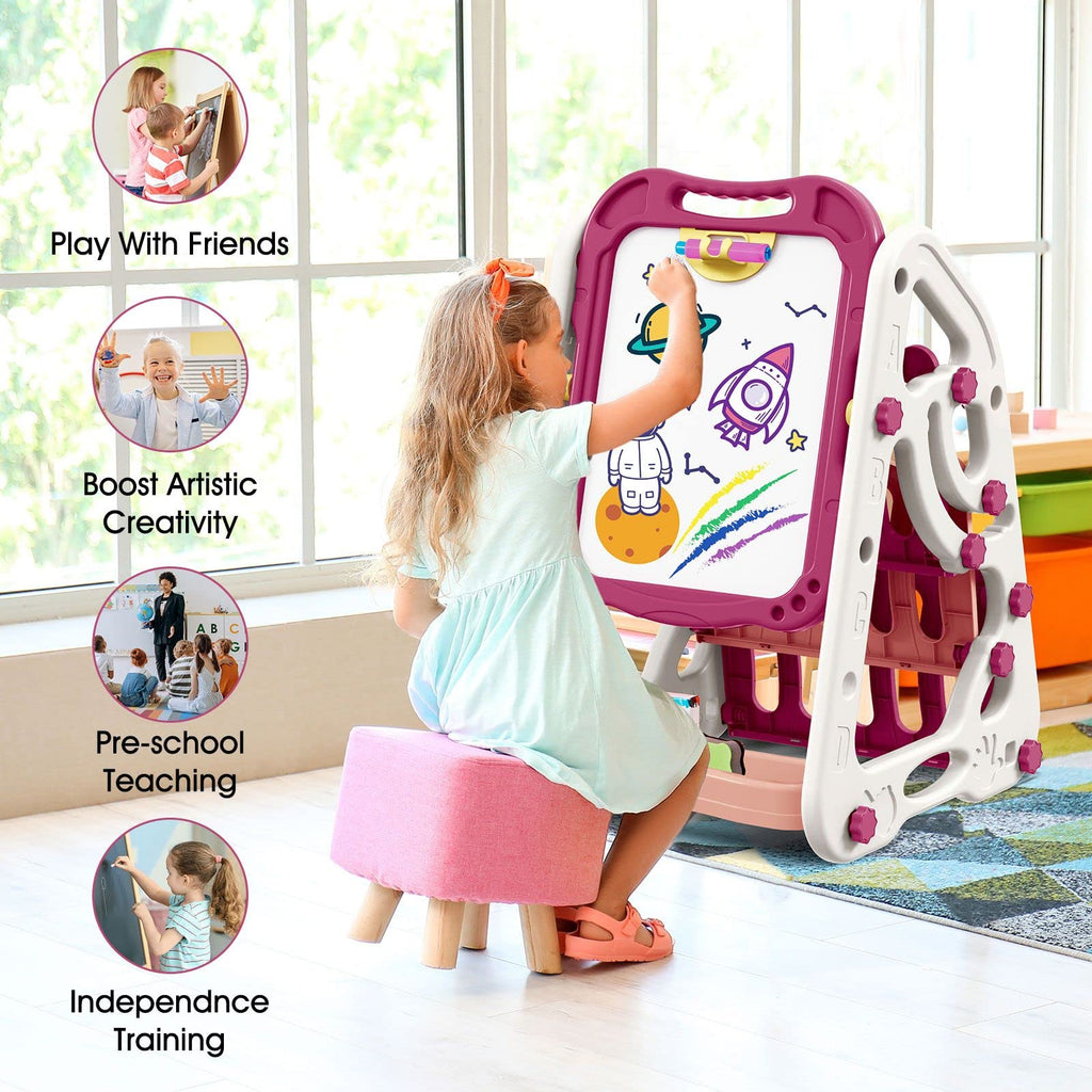 Talented Painter Double-Sided Drawing Board Set | Magnetic Drawing & Learning Board for Kids