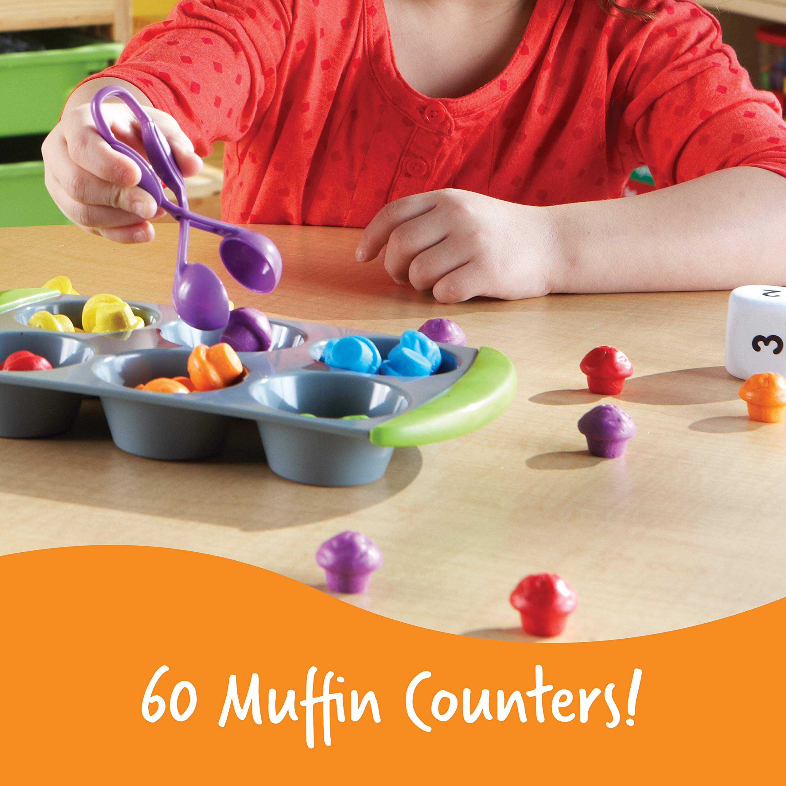 Learning Resources Mini Muffin Match Up Math Activity Set for Kids
