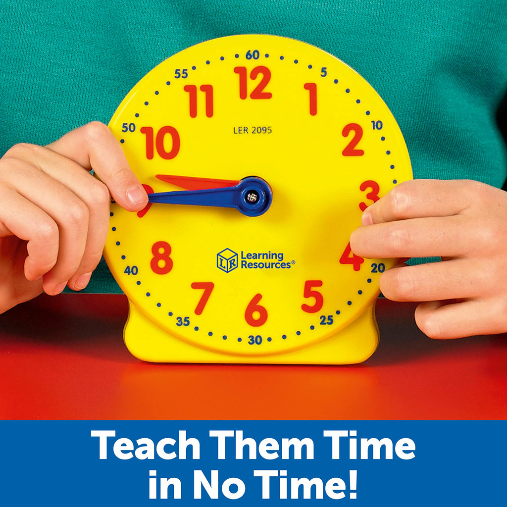 Learning Resources Big Time 24-Hour Student Clock | Kids Learning Time Toy