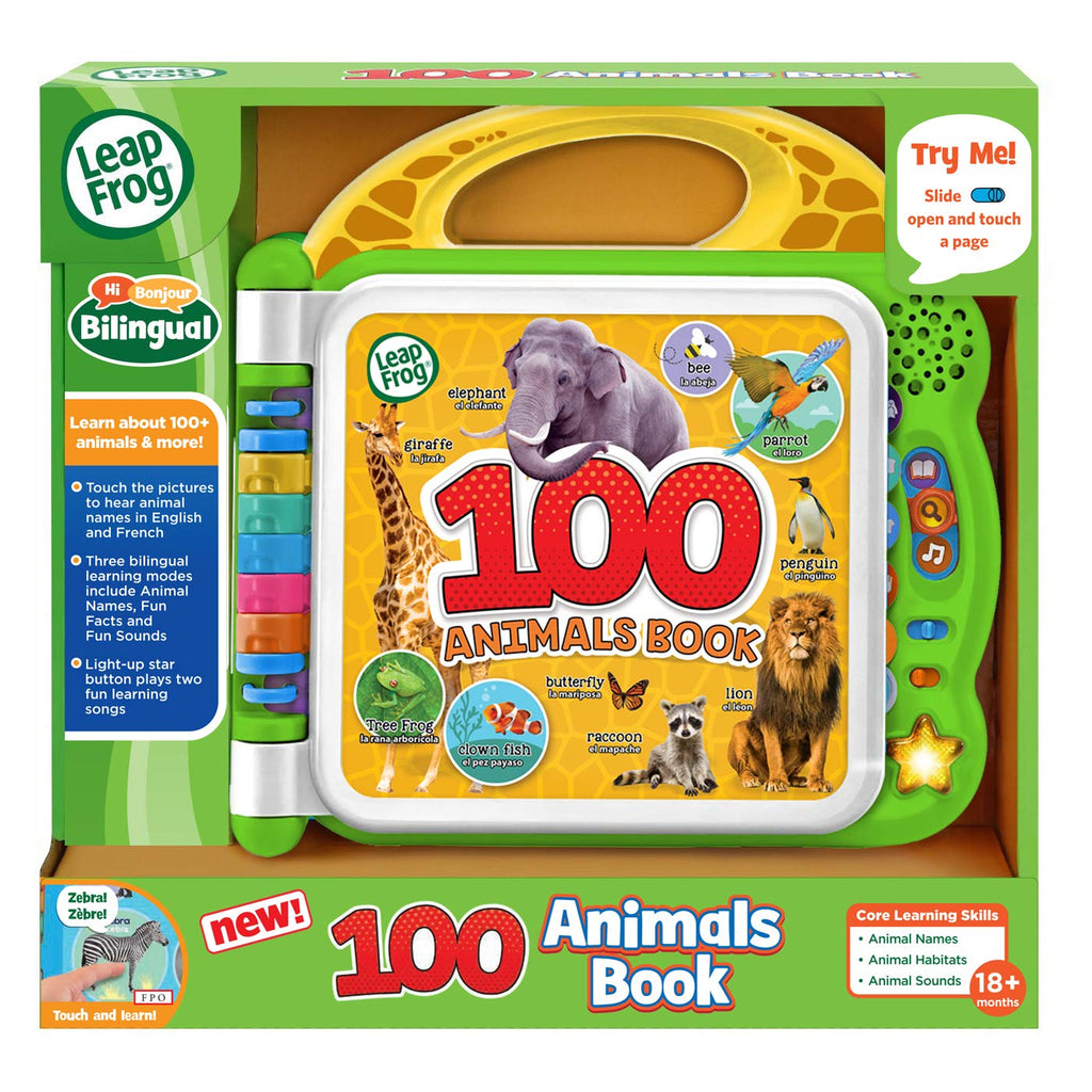 LeapFrog 100 Animals Book | Interactive Learning Book for Kids