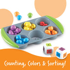 Learning Resources Mini Muffin Match Up Math Activity Set for Kids