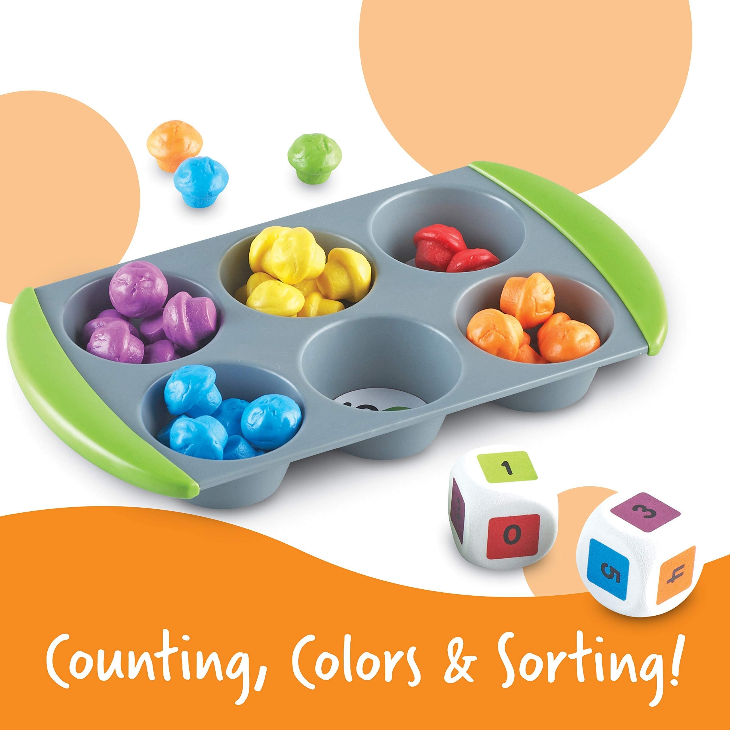 Learning Resources Mini Muffin Match Up Math Activity Set for Kids