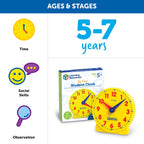 Learning Resources Big Time 24-Hour Student Clock | Kids Learning Time Toy