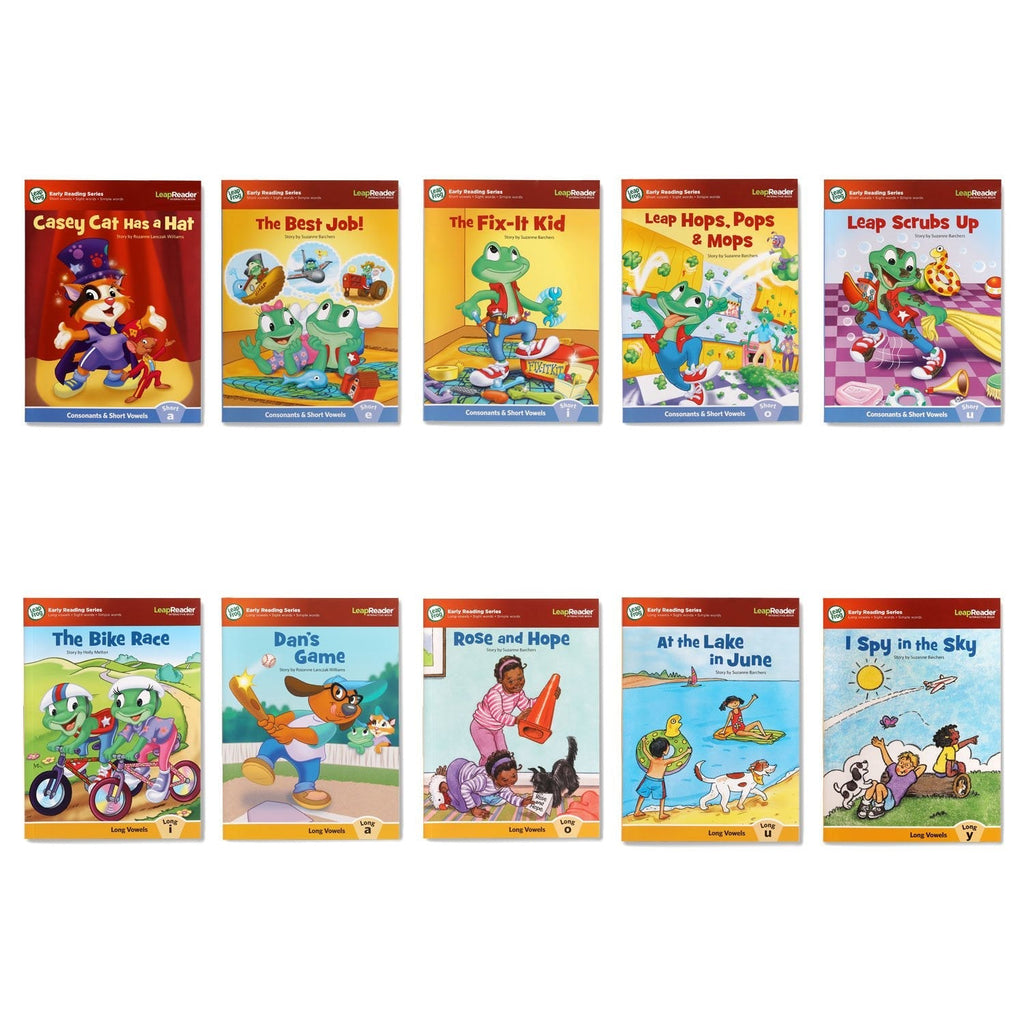 LeapFrog LeapReader System Learn-to-Read 10 Book Mega Pack Pink