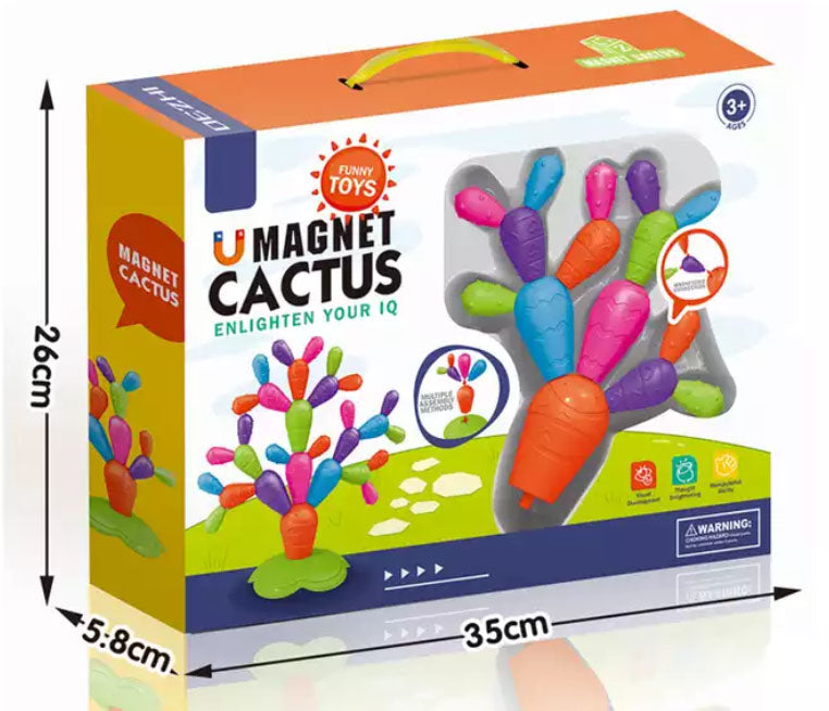 Magnetic Cactus Assembling Toys for Kids | Educational IQ Development Toy
