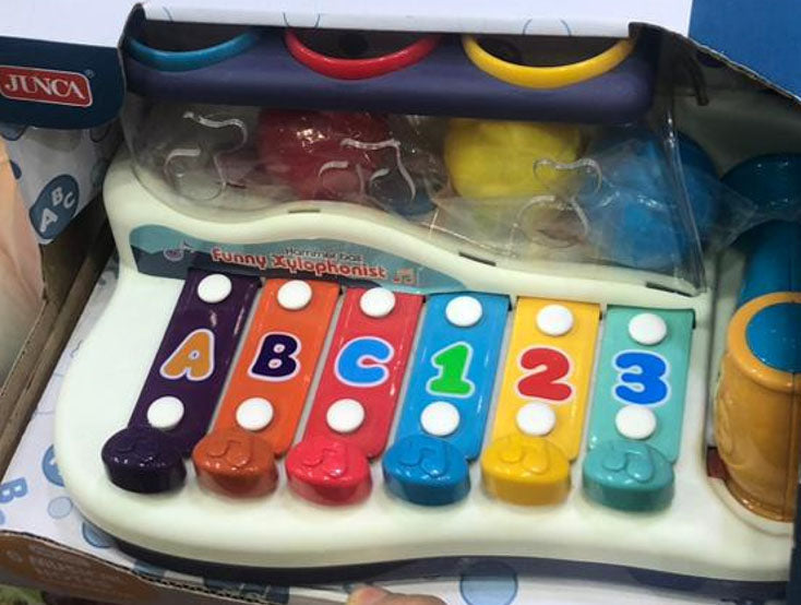 Xylophone Pop 'N Play Music Center 2in1 Montessori Toy for Babies