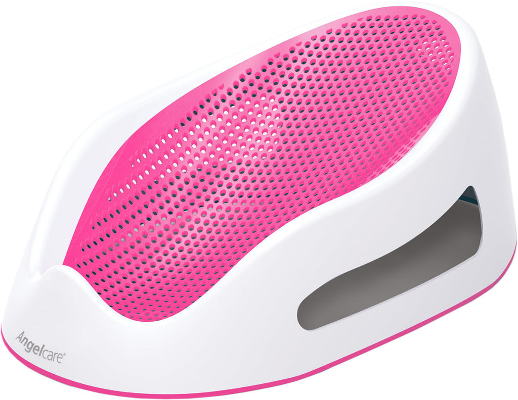 Baby Bather Non-Slip Newborn Bath Seat | Blue, Pink & Grey