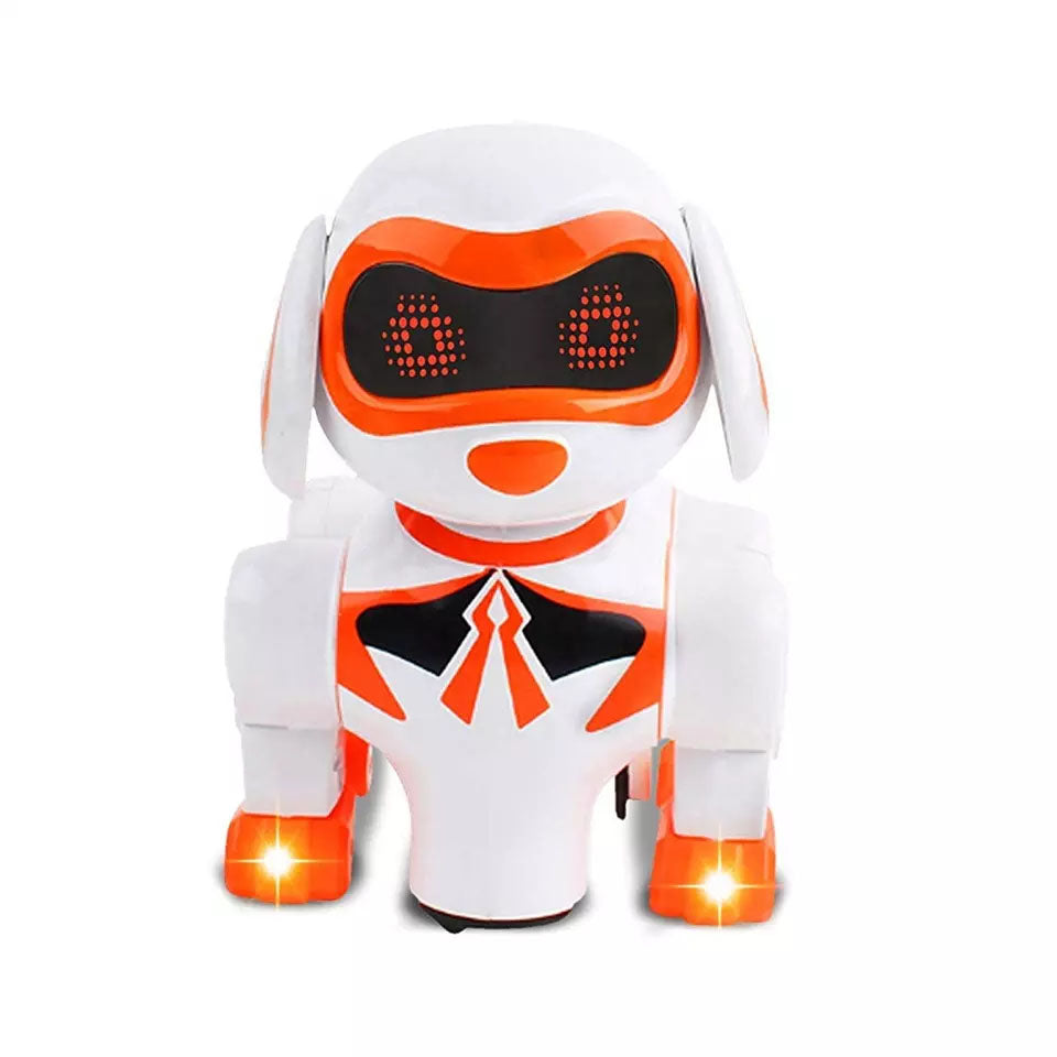 Interactive Cute Funny Smart Robot Dog Toy | Electric Dog with Light and Sound