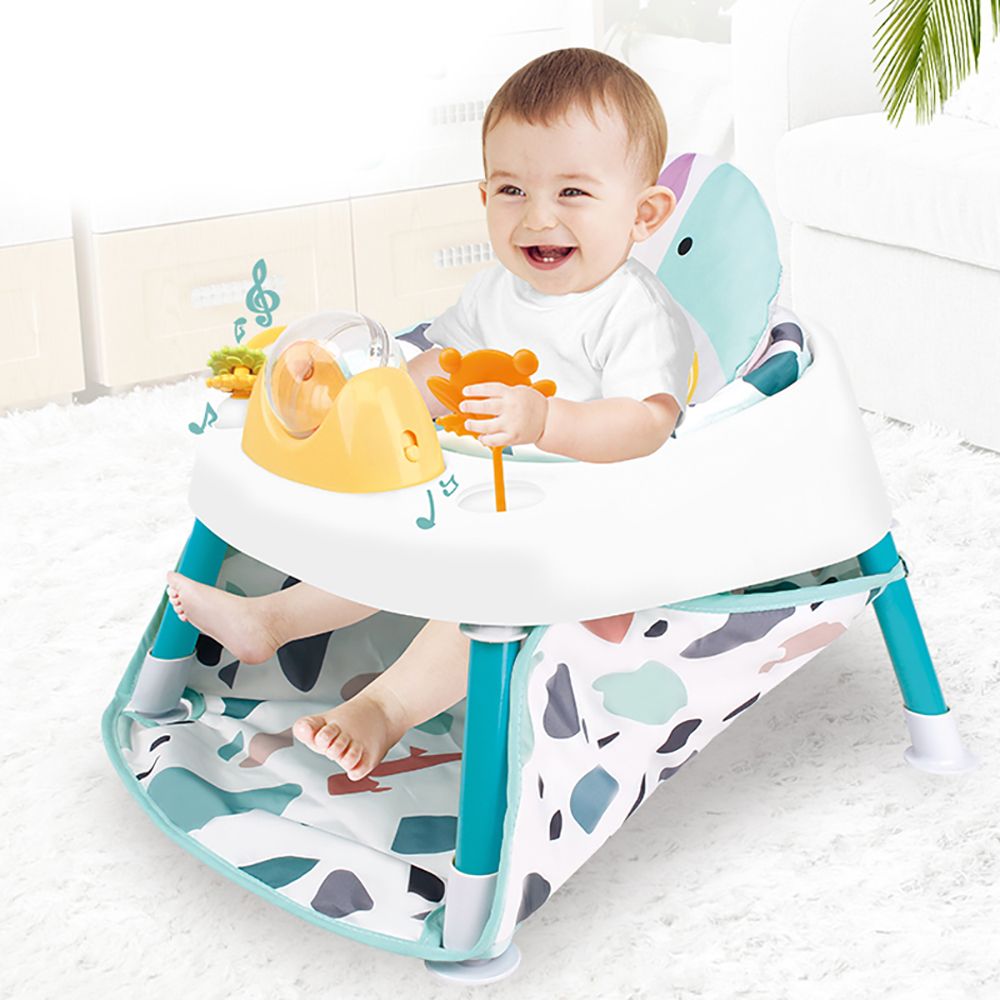 2-In-1 Baby Fitness Chair | Musical Jump & Sitting Chair for Babies