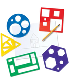 Primary Shapes Template Set | Math Learning Set for Kids Age 4+
