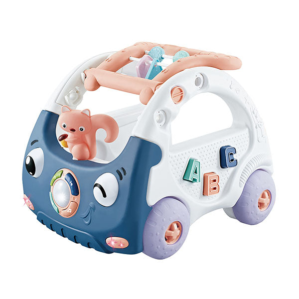 Musical Baby Walker with Activity Center | Lights Sounds Push Walker for Babies